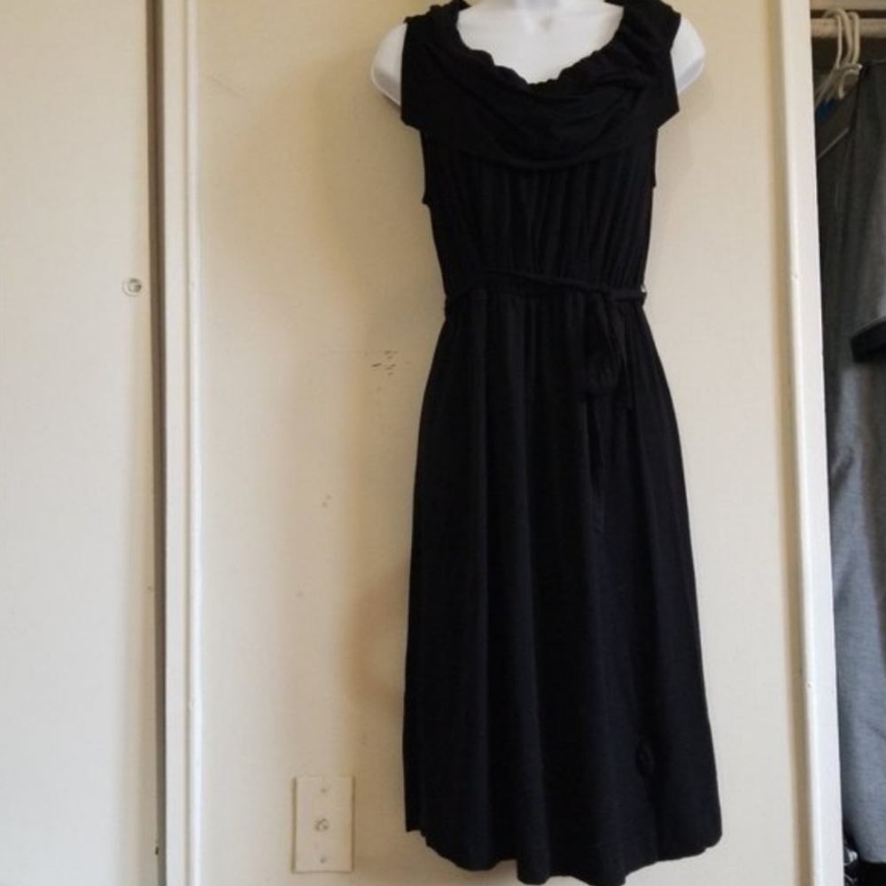 $170 Viscose blend Black Party Dress Retail pls research viscose
